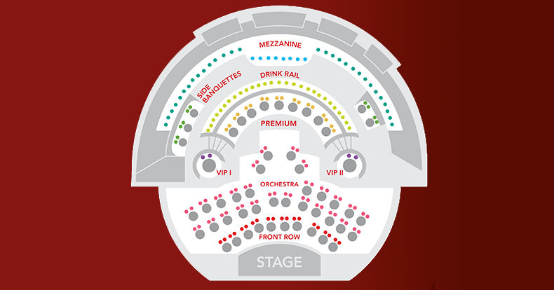 Faena Theater seating chart