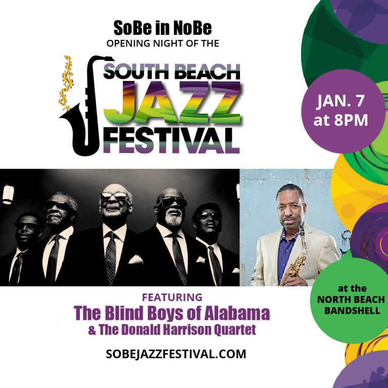 2022 South Beach Jazz Festival Headliner Announced the Blind Boys of