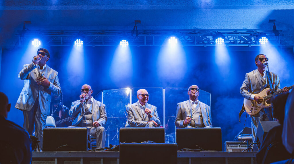The Blind Boys of Alabama perform live onstage at the North Beach Jazz Festival on the Opening Night of the Sixth Annual South Beach Jazz Festival