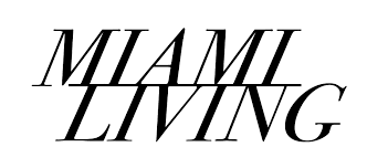 Miami Living Logo Black Italic Letters All Caps