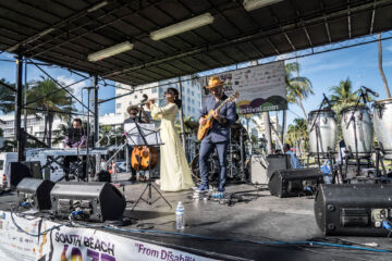 Magela Herrera performing at the Fourth Annual South Beach Jazz Festival
Photo credit - Edward J Photographics Magela Herrera performing at the Fourth Annual South Beach Jazz Festival