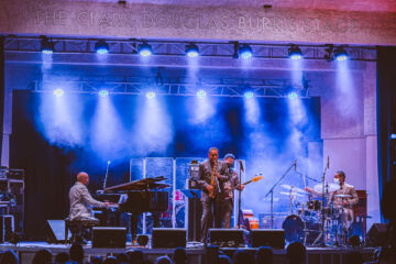 Shot of the full stage during the performance of the Donald Harrison Quartet